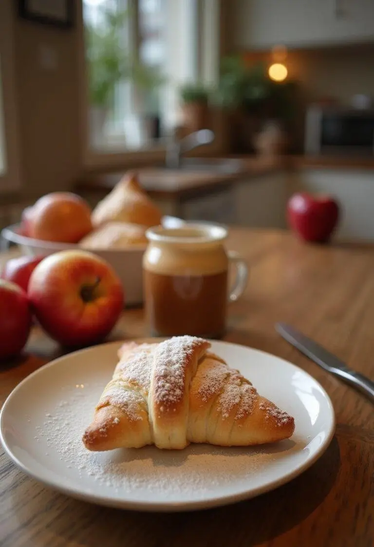 Golden brown finished Apple Turnover inspired by Gilmore Girls, perfect for a delightful dessert.