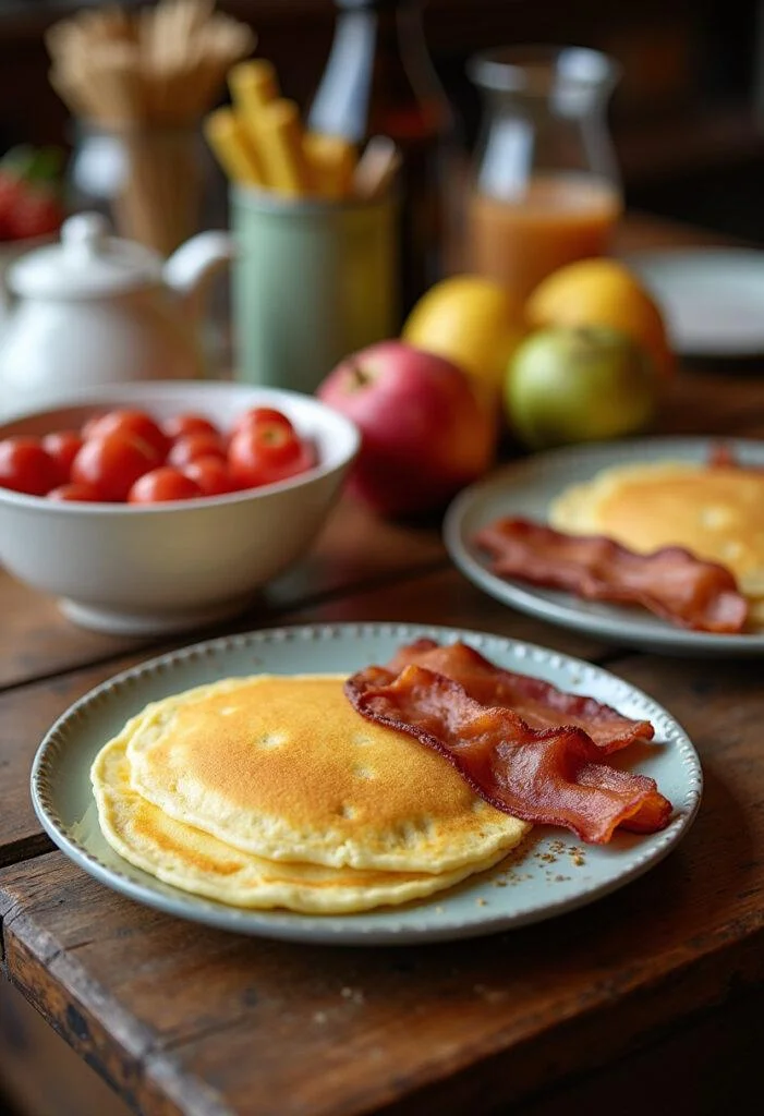 Complete Gilmore Girls Breakfast Buffet layout, perfect for a cozy breakfast.