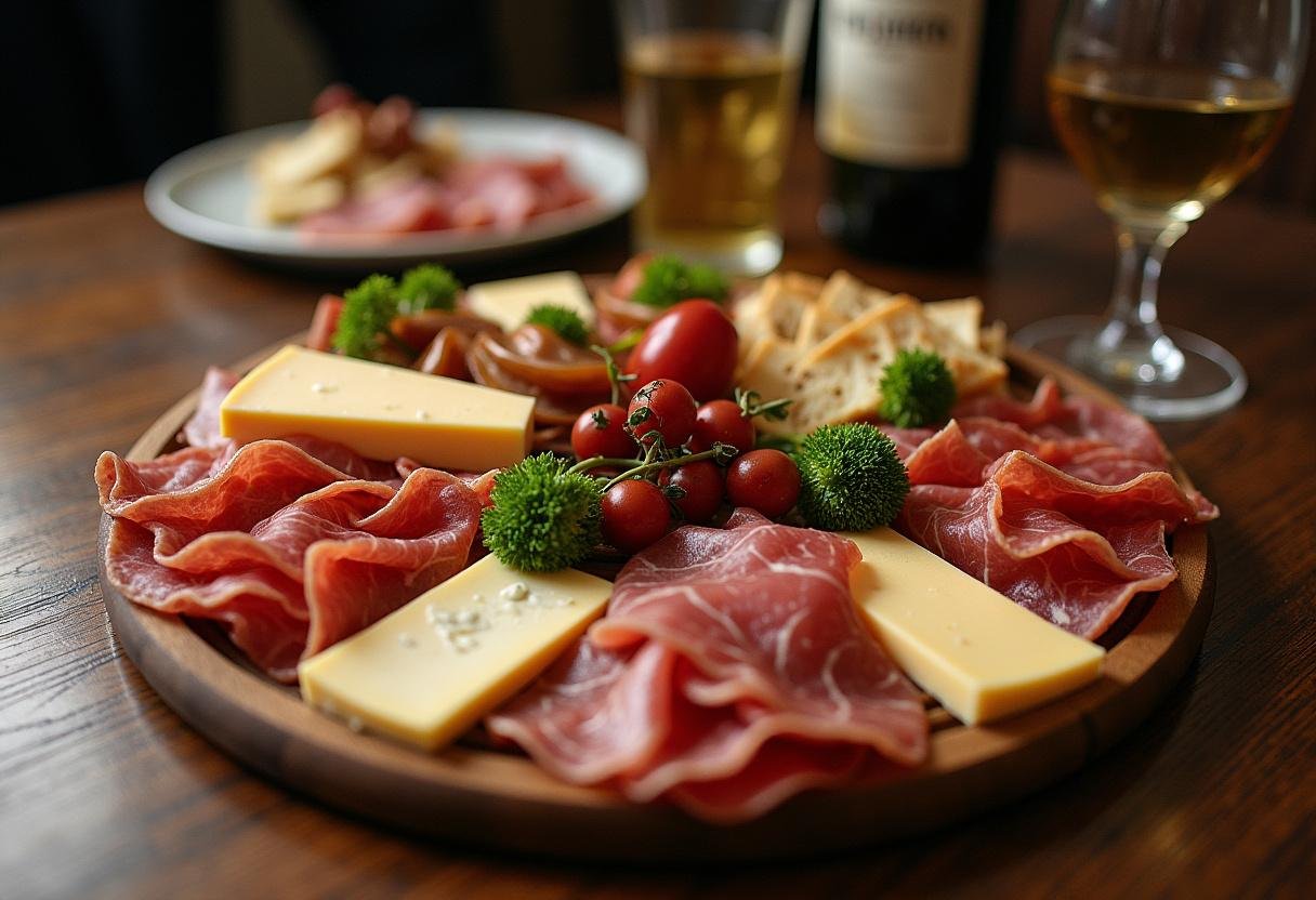 Finished Lucifer Charcuterie Board ready for serving, perfect for entertaining guests.