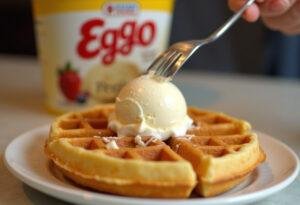 Stranger Things Eggo Waffle Ice Cream Sandwiches - Hollywood Recipes