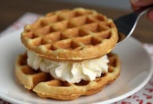 Stranger Things Eggo Waffle Ice Cream Sandwiches - Hollywood Recipes