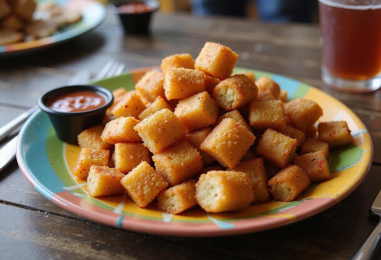 Mouthwatering Breaking Bad Tater Tots beautifully plated, ideal for sharing with family and friends during a fun gathering.
