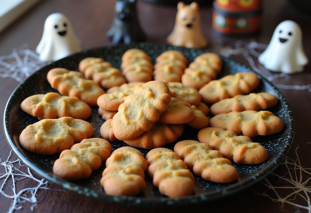 Deliciously spooky Scooby Doo Creepy Cookies displayed on a plate, perfect for Halloween festivities.