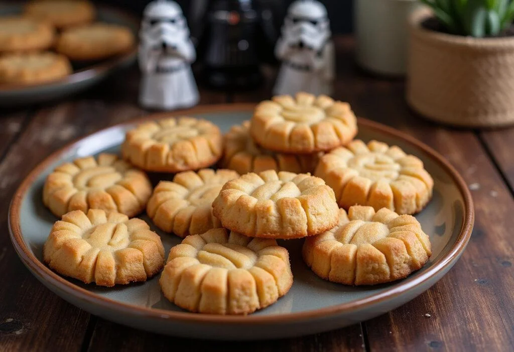 Delicious Wookiee Cookies displayed on a plate, perfect for Star Wars fans looking for a tasty treat.
