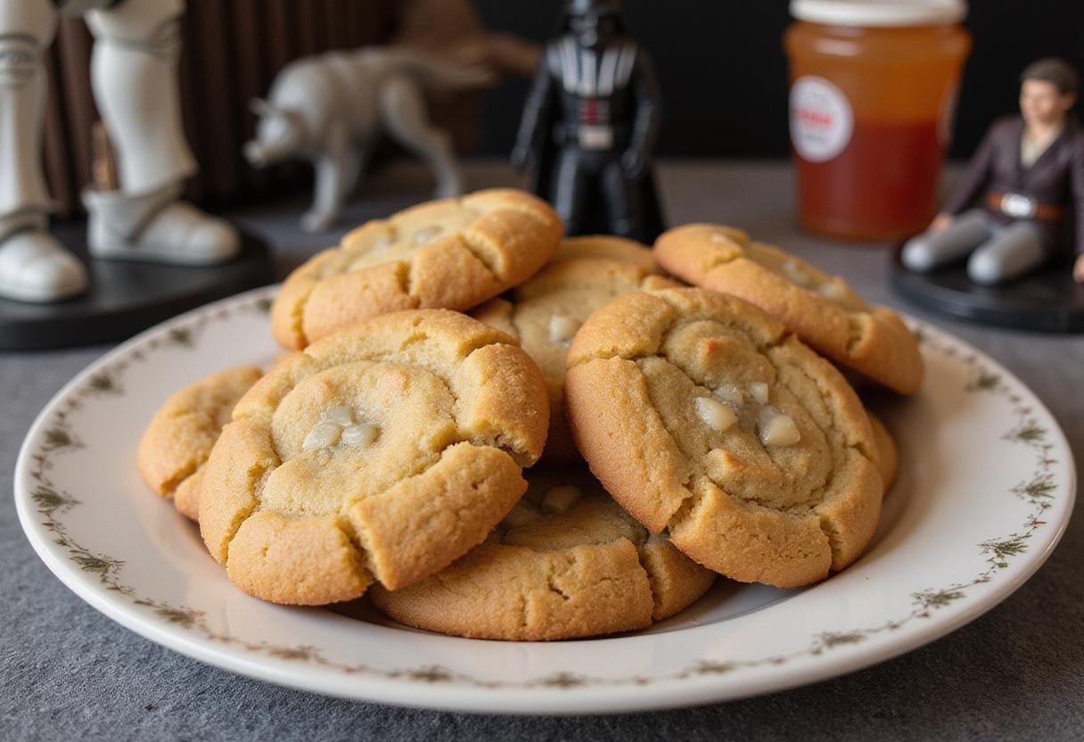 Delicious Wookiee Cookies displayed on a plate, perfect for Star Wars fans looking for a tasty treat.