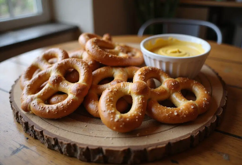 Finished The Office Pretzel Day Pretzels, beautifully displayed and ready to be enjoyed, showcasing their delicious and inviting appearance.