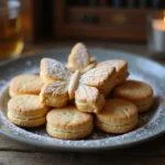 Final presentation of Harry Potter Beauxbatons Butterfly Biscuits in an enchanting setting, ready to be enjoyed.