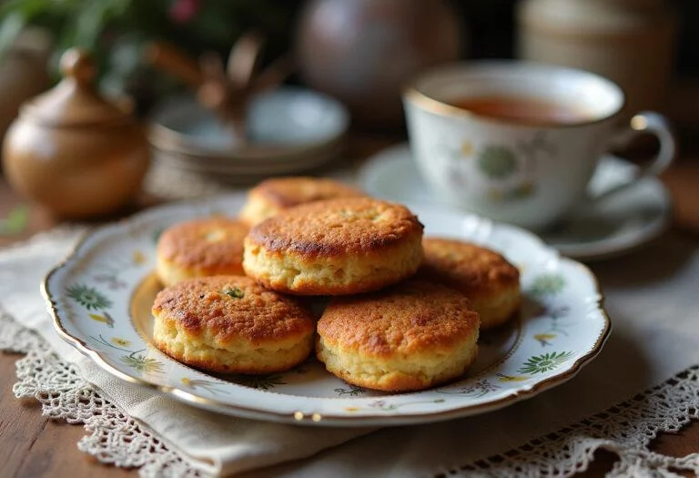 Delicious Harry Potter Hagrid's Rock Cakes served on a plate, perfect for a magical tea time experience.