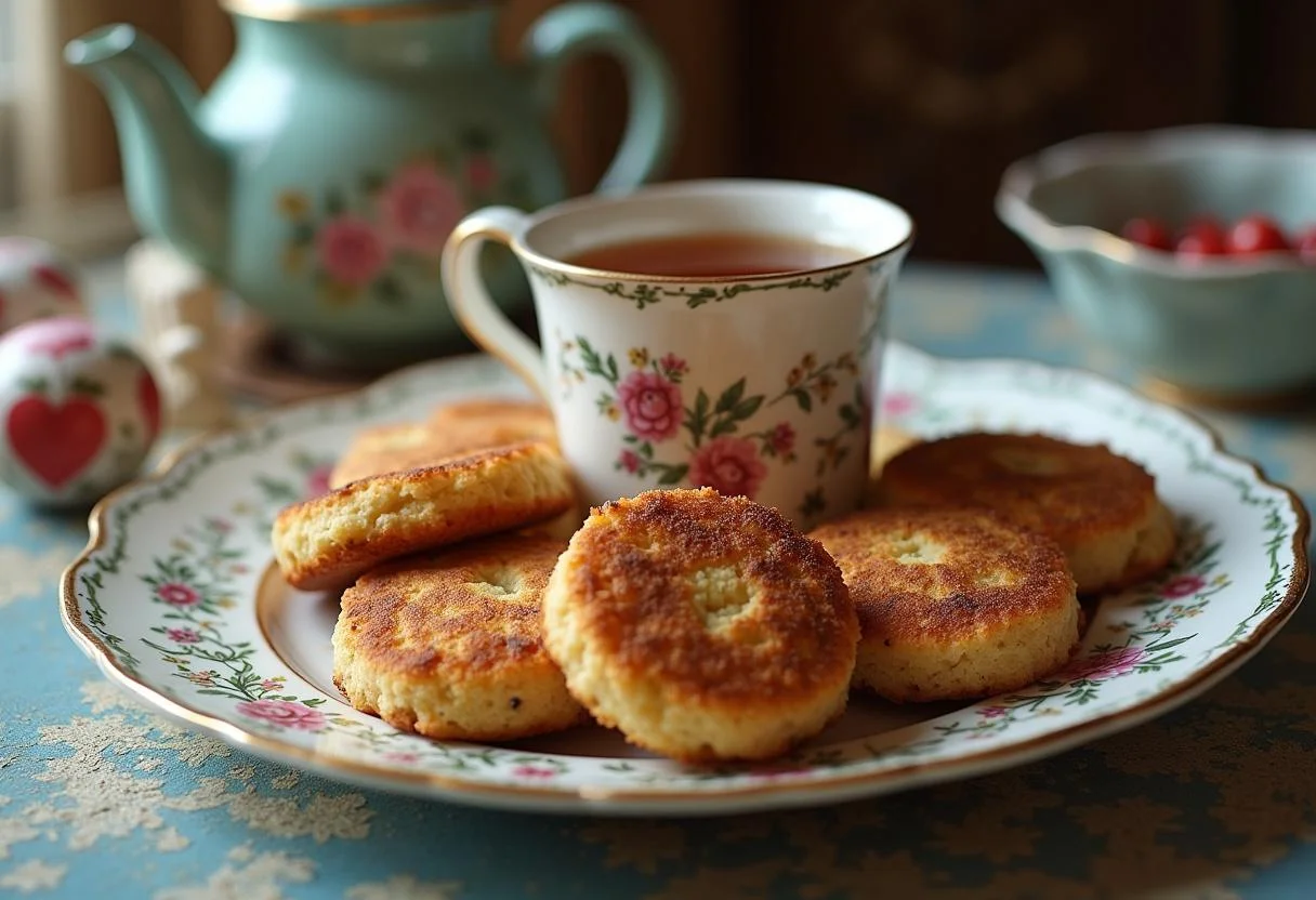 Delicious Harry Potter Hagrid's Rock Cakes served on a plate, perfect for a magical tea time experience.