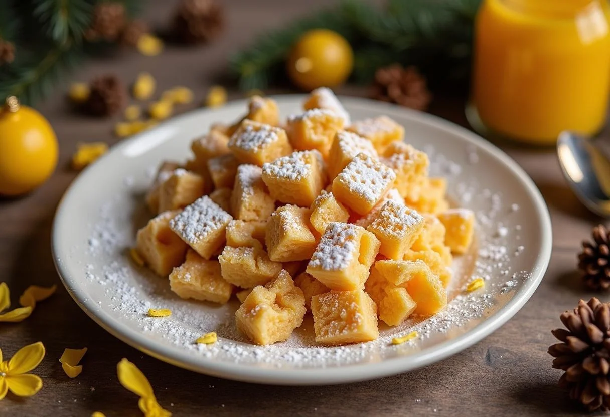 Serving Harry Potter Hufflepuff Honeycomb Crunch, a delightful and crispy sweet treat perfect for fans of the magical world.