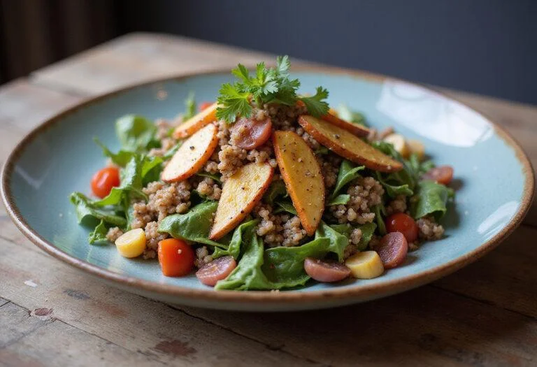 Final presentation of Marvel Silver Surfer's Cosmic Quinoa Salad showcasing its vibrant ingredients and appealing aesthetics.