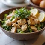 Beautifully presented Modern Family Claire's Control Freak Chicken Salad, a perfect dish for gatherings and healthy meals.