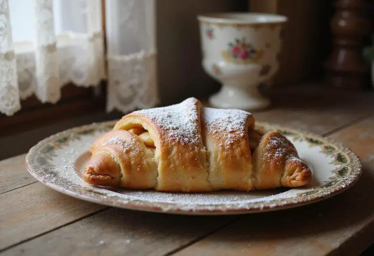 Apple strudel inspired by The Sound of Music in a cozy Austrian kitchen with flaky crust and sweet filling