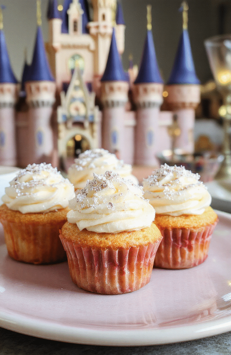 Vibrant pastel-colored cupcakes topped with shimmering edible glitter, whimsical fairy tale themed wrappers, and delicate sugar stars, arranged on a light pink plate with soft, dreamy lighting