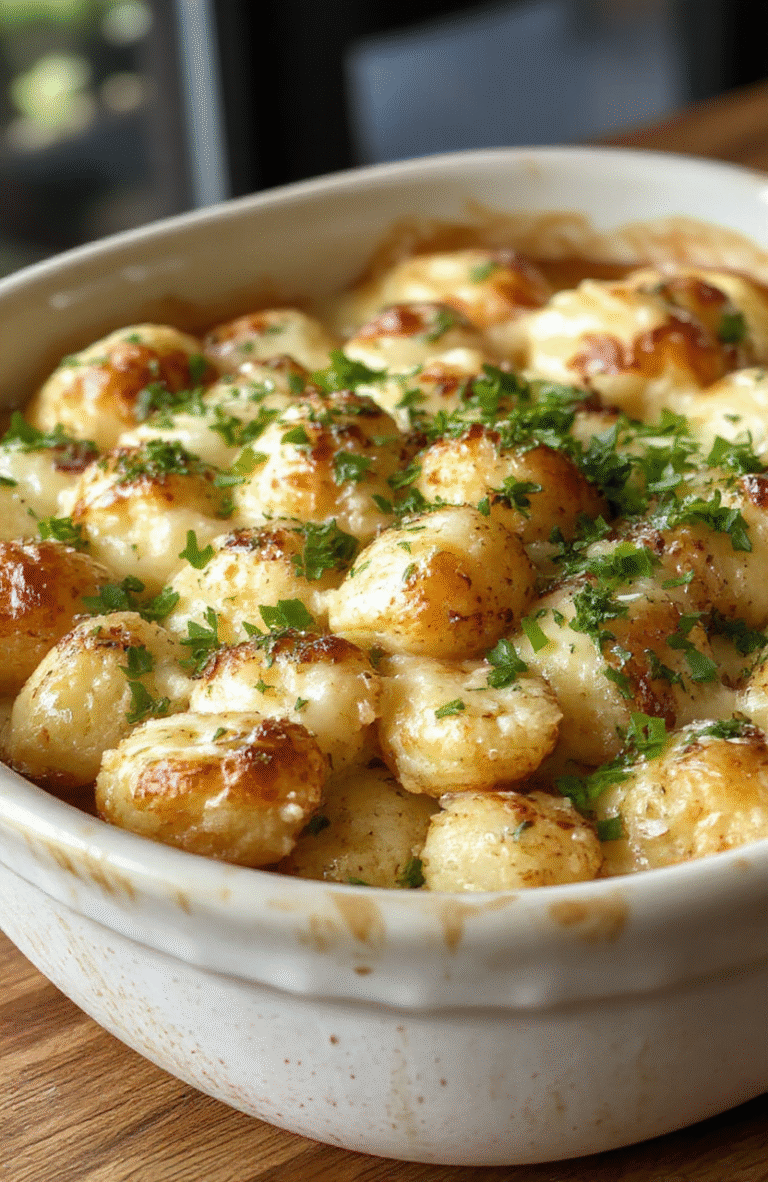 Colorful Tater Tot Casserole in a rustic baking dish, golden crispy Tater Tots topping a cheesy beef and vegetable filling, styled simply with a fork and napkin, textured and inviting.