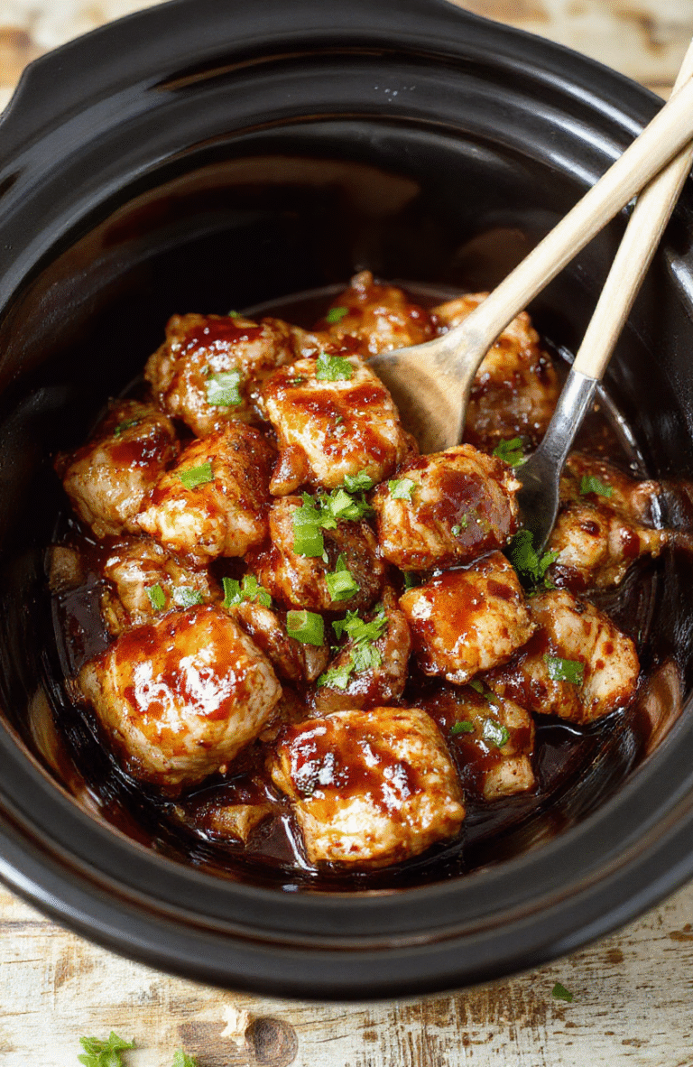 A vibrant bowl of tender shredded chicken glazed with glossy teriyaki sauce, garnished with sesame seeds and chopped green onions, neatly plated on a rustic wooden surface with chopsticks nearby, showcasing a colorful and appetizing Asian-inspired dish.