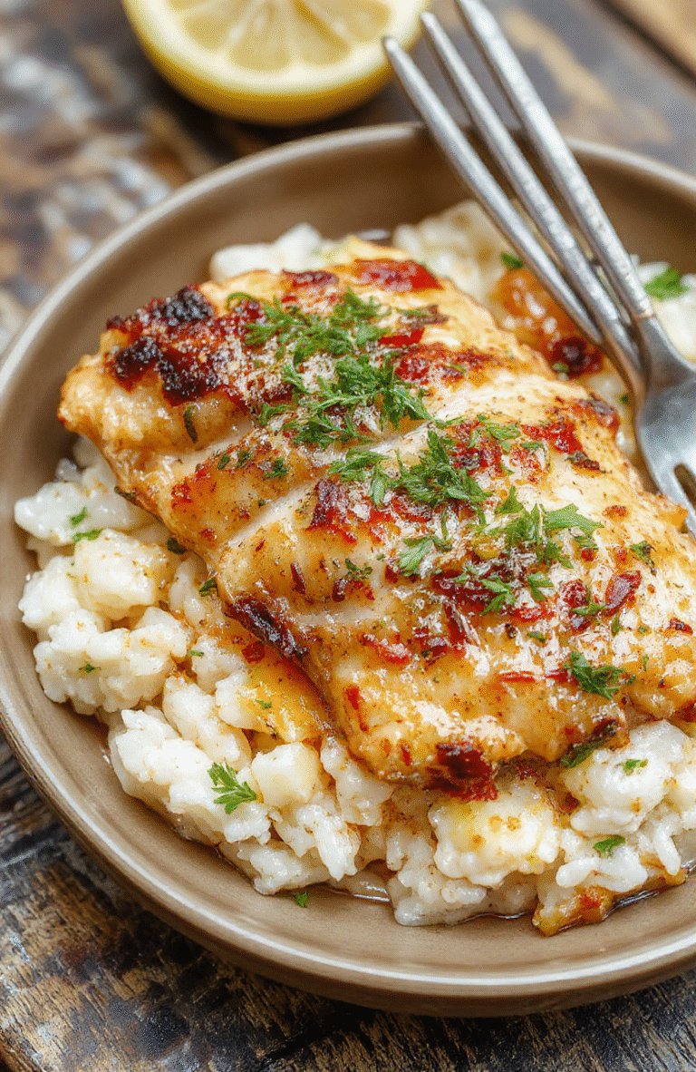 Colorful plate featuring tender shredded chicken coated in lemon and herbs, fluffy rice, fresh green herbs, and lemon slices, arranged attractively on a white ceramic plate with a sprig of rosemary on top, beautifully styled with soft natural light highlighting textures and vibrant colors.