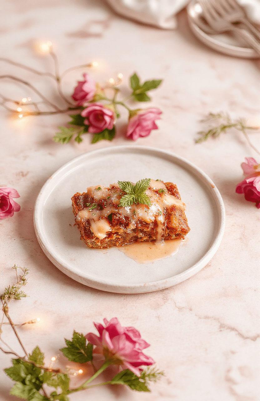 Vibrant pink Jasmine Rose Cupcakes topped with delicate rose petals and shimmering edible glitter, elegantly arranged on a white porcelain plate. The cupcakes have smooth, pastel-colored frosting with a subtle floral swirl, set against a softly blurred background of a fairy-tale kitchen scene with floral accents.