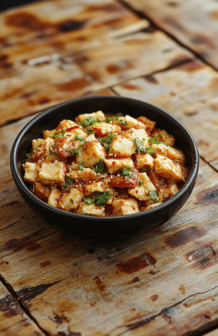 A colorful plate of homemade chicken chow mein featuring tender sliced chicken, vibrant bell peppers, crispy noodles, and fresh green onions, arranged artfully on a white ceramic dish with a rustic wooden background. The dish is garnished with sesame seeds and a drizzle of sauce, showcasing glossy textures and inviting flavors.