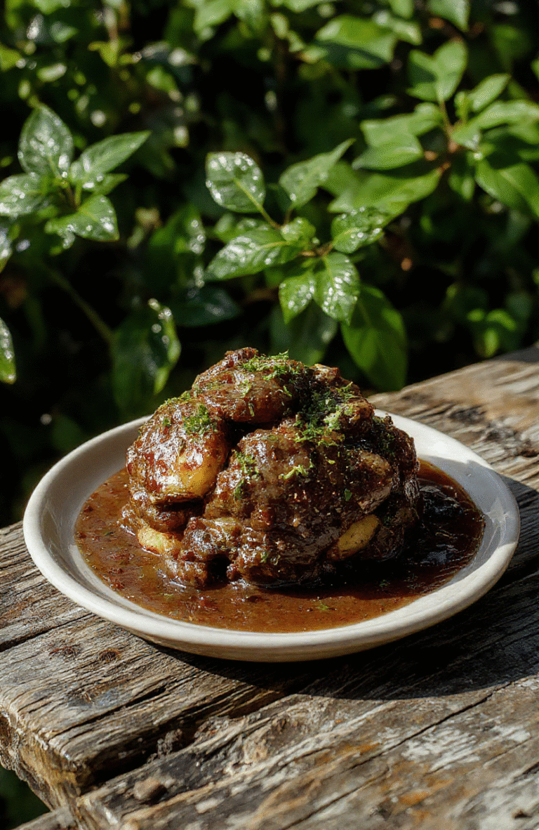 A dark green, slimy-looking swamp sludge in a rustic glass jar, with floating gummy worms and edible debris, sprinkled with moss-like sprinkles, set on a wooden table with eerie ambient lighting, complemented by eerie foliage around the jar, creating a spooky, gross-out vibe.