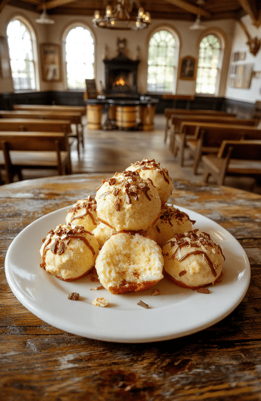 Colorful Harry Potter-themed cheesecake pops on a stick, each featuring a swirl of golden butterbeer glaze and edible gold dust, resting on a rustic wooden tray beside a miniature cauldron and sparkly wand, against a soft-blurred backdrop of Hogwarts Great Hall with floating candles and twinkle lights.