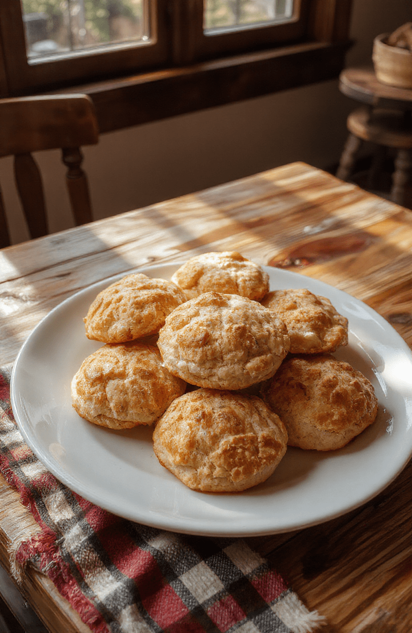 Brave-inspired empire biscuits: two buttery, jam-filled biscuits with pink icing, stacked on a light plate. Golden edges and glossy glaze catch warm natural light on a rustic wooden table, with a hint of forest-inspired décor in the background.